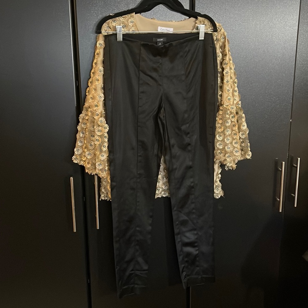 Alfani satin leggings/pants